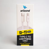 Arizone R-11 25W Type-C to Lightning Cable – Fast Charging & Data Transfer